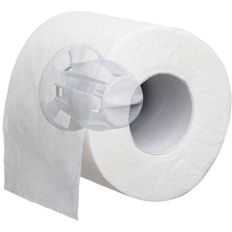 TATAY Hidden - Portarotolo Invisibile per Carta igienica, 6 x 6 x 9,7 cm, in plastica, Colore: Bianco