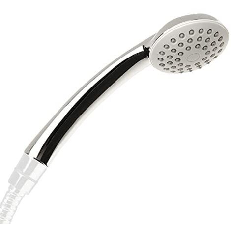 TATAY Pacific Soffione Doccia, Diametro 6,5 cm, ABS, 1 Posizione, Sistema Risparmio Idrico e Anticalcare, Facile Pulizia, 5 Anni di Garanzia. Cromato
