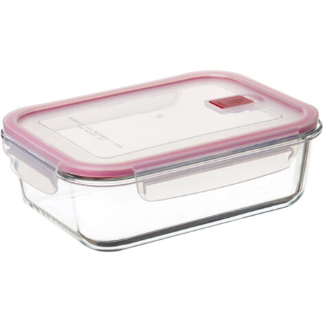 TATAY Set Tuppers Cristal Cook & Eat 3 Uds. Rojo