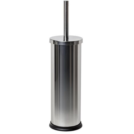 TATAY Spazzolone Bagno WC in Acciaio InossidabileEffetto SpecchioContiene Secchiello InternoDesign Moderno e Facile da PulireMantiene l'Igiene nel BagnoSpazzolone con Supporto  10,2x10,2x38,5 cm