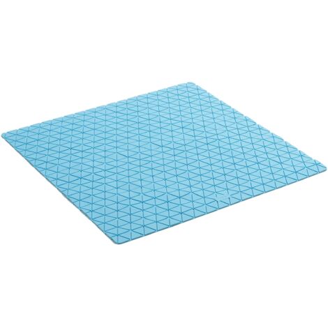 TATAY Tappetino Antiscivolo da Doccia o Vasca, Gomma SBS - TP con 120 ventose, Quadrato, Design a Diamante, Blu. Dimensione 54 x 54 cm