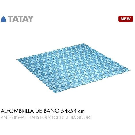 TATAY tatay alfombra baño 54x54 azul  5510100 , tatay alfombra baño 54x54 azul  5510100