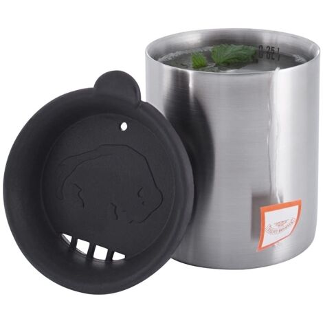 Tatonka Uni Thermo Mug 250 Thermo Tazza, Trasparente, 7.5 x 8.5 cm