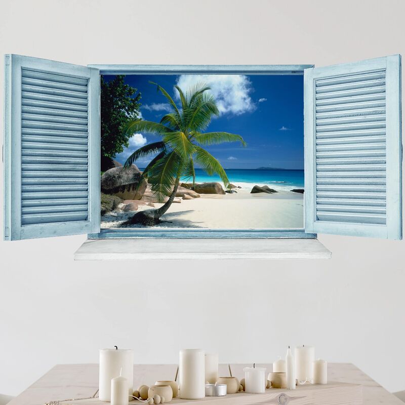 

Bilderwelten - Tatuaje de pared - 3D - Dream Beach Dimensión LxA: 60cm x 120cm