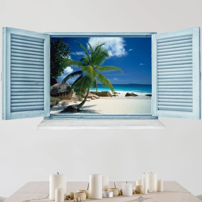 

Bilderwelten - Tatuaje de pared - 3D - Dream Beach Dimensión LxA: 110cm x 220cm