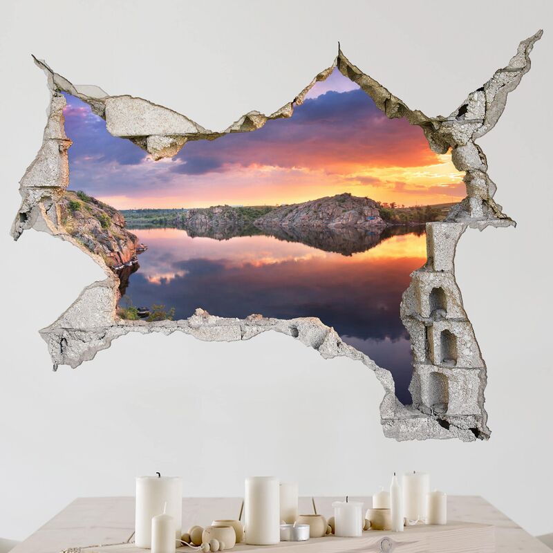 

Bilderwelten - Tatuaje de pared - 3D - Wonderful Landscape Dimensión LxA: 105cm x 140cm