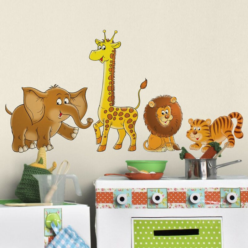 

Bilderwelten - Tatuaje de pared - no.68 Safari Set Dimensión LxA: 36cm x 40cm