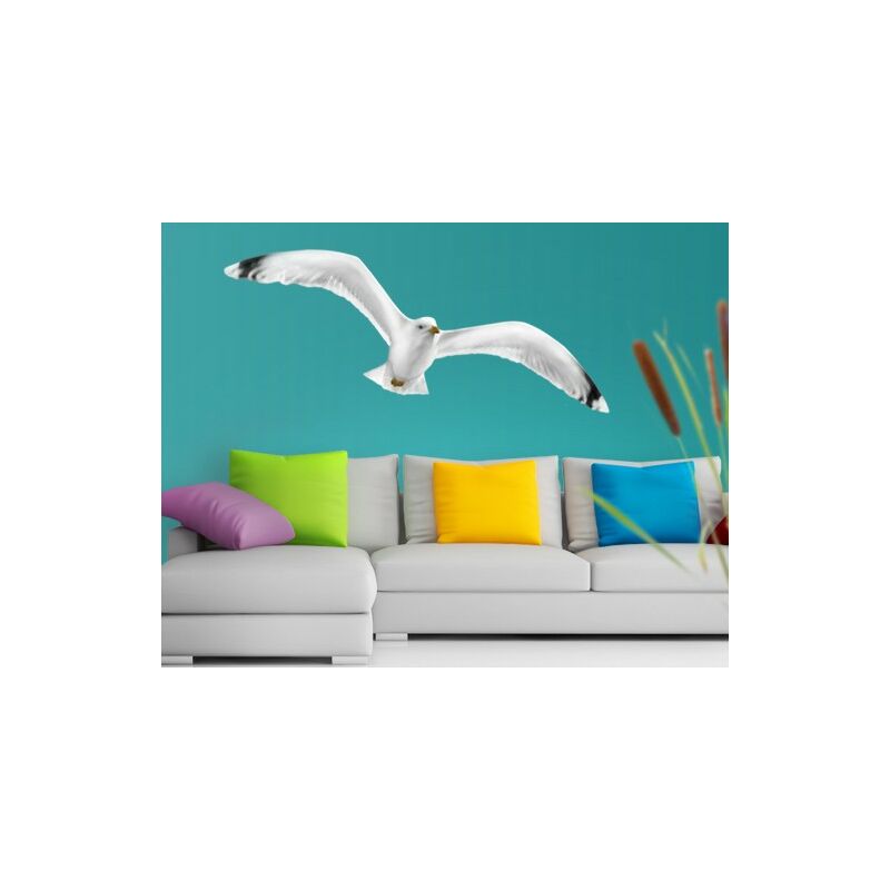 

Bilderwelten - Tatuaje de pared - no.YK5 Flying Gull Dimensión LxA: 15cm x 50cm