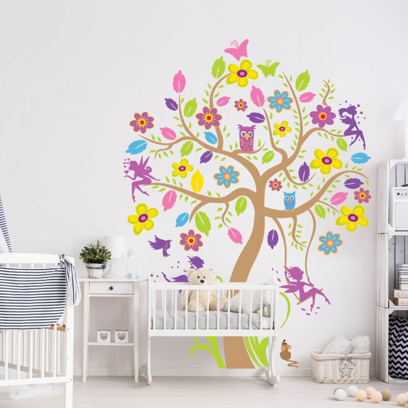 

Tatuaje de pared - no.BP26 Fairies Garden Dimensión LxA: 110cm x 83cm