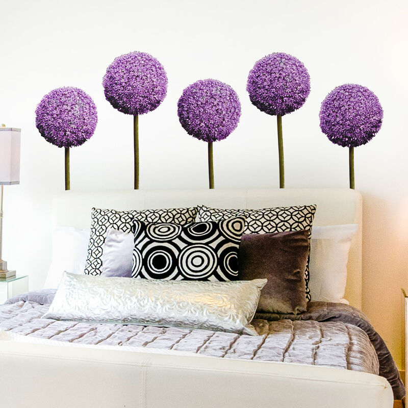 

Tatuaje de pared - Allium Flower Set of 5 Dimensión LxA: 86cm x 95cm