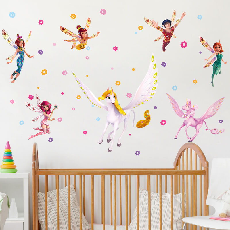 

Tatuaje de pared - Mia and Me - Sara, Onchao, Kyara with the Elves Dimensión LxA: 90cm x 120cm