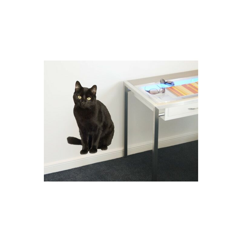 

Tatuaje de pared - no.133 Black Cat Dimensión LxA: 90cm x 60cm