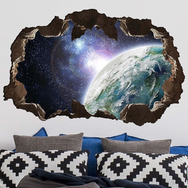 

Bilderwelten - Tatuaje de pared - 3D - Galaxy Light - Apaisado 2:3 Dimensión LxA: 80cm x 120cm