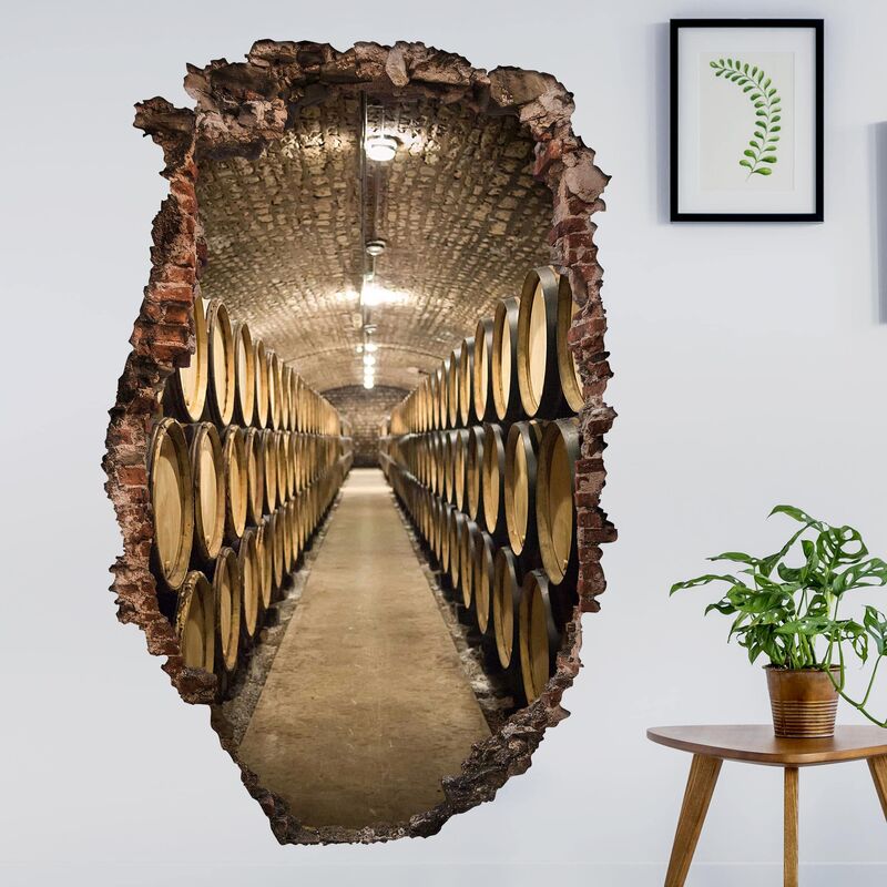 

Bilderwelten - Tatuaje de pared - 3D - Wine Cellar - Alto 3:2 Dimensión LxA: 180cm x 120cm