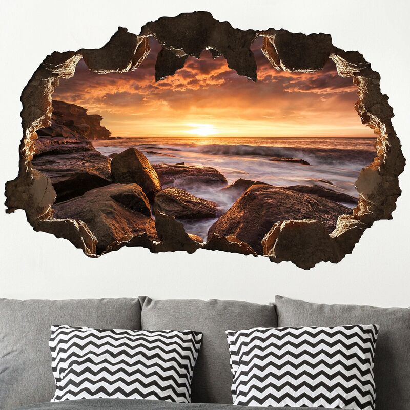 

Bilderwelten - Tatuaje de pared - 3D - Cape Solander Dimensión LxA: 60cm x 90cm