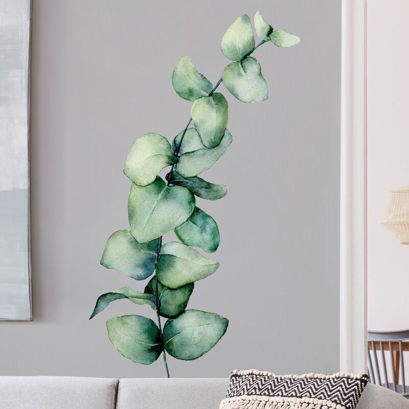 

Bilderwelten - Tatuaje de pared - Watercolor Eucalyptus XXL Dimensión LxA: 180cm x 90cm