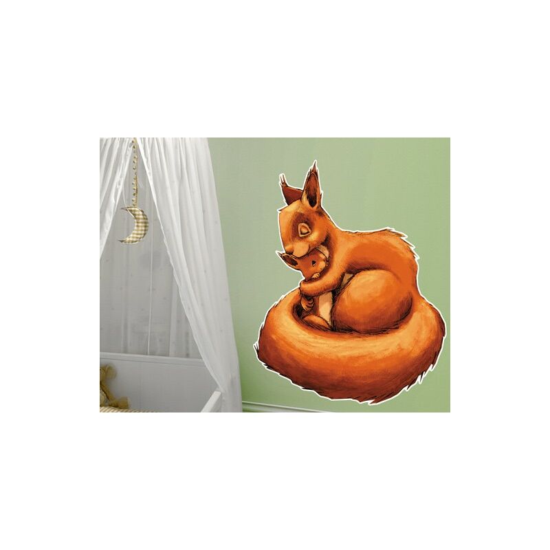 

Bilderwelten - Tatuaje de pared - Mommy Squirricorn Dimensión LxA: 35cm x 30cm