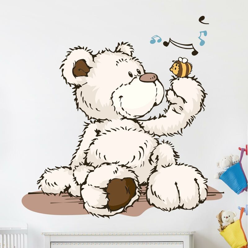 

Bilderwelten - Tatuaje de pared - NICI Classic Bear sings Dimensión LxA: 60cm x 60cm