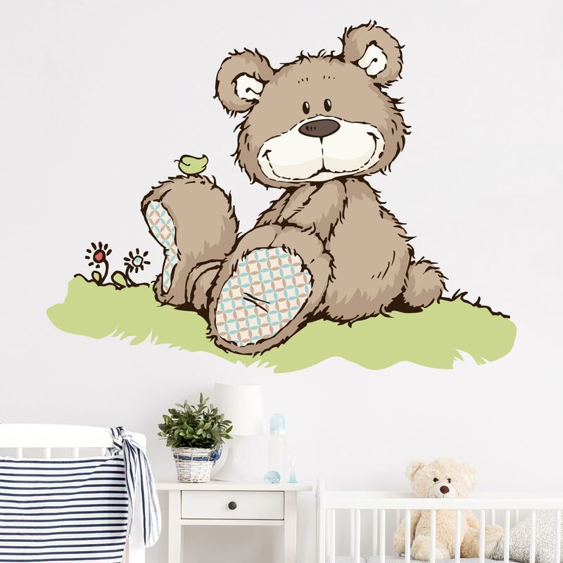 

Tatuaje de pared - NICI Classic Bear Smiling Dimensión LxA: 30cm x 40cm