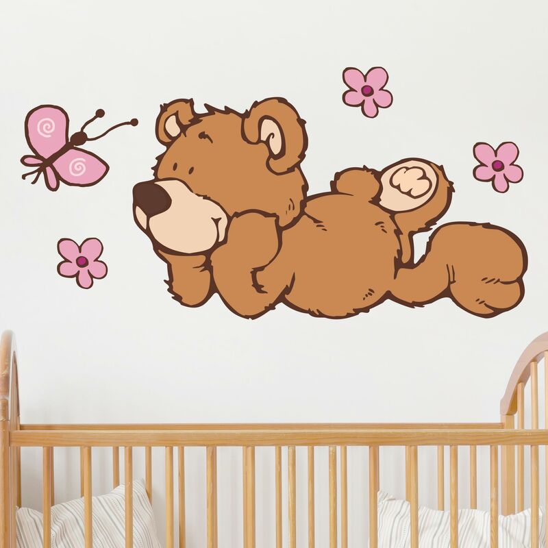 

Bilderwelten - Tatuaje de pared - NICI Classic Bears amazed Dimensión LxA: 80cm x 160cm