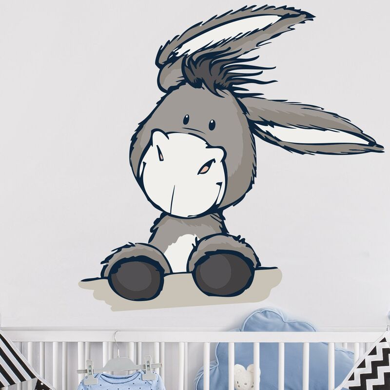 

Bilderwelten - Tatuaje de pared - NICI Nici donkey stormy Dimensión LxA: 40cm x 40cm
