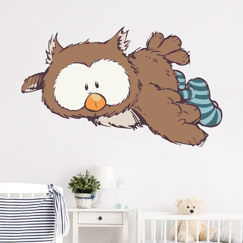 

Bilderwelten - Tatuaje de pared - NICI Oscar Owl flies Dimensión LxA: 60cm x 100cm