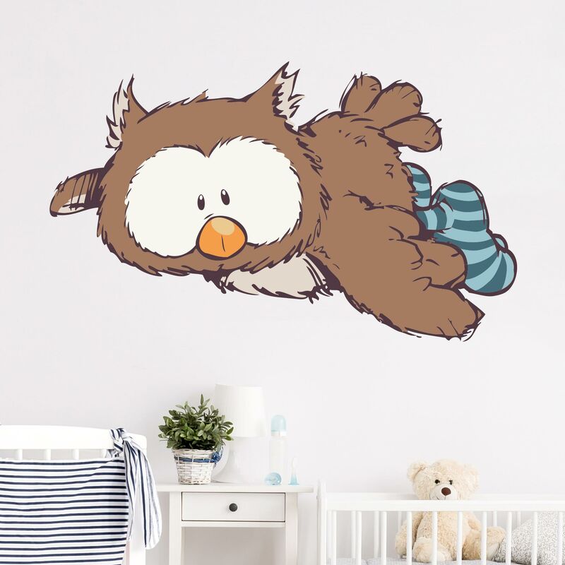 

Bilderwelten - Tatuaje de pared - NICI Oscar Owl flies Dimensión LxA: 120cm x 200cm