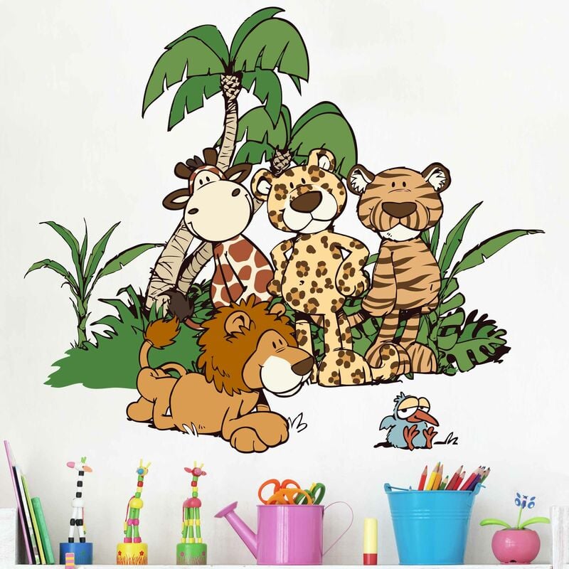 

Bilderwelten - Tatuaje de pared - NICI Wild Friends Dimensión LxA: 90cm x 105cm