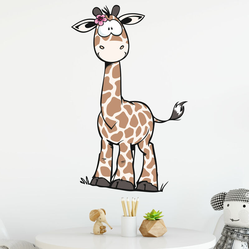 

Tatuaje de pared - NICI Wild Friends Giraffe Debbie Dimensión LxA: 80cm x 50cm