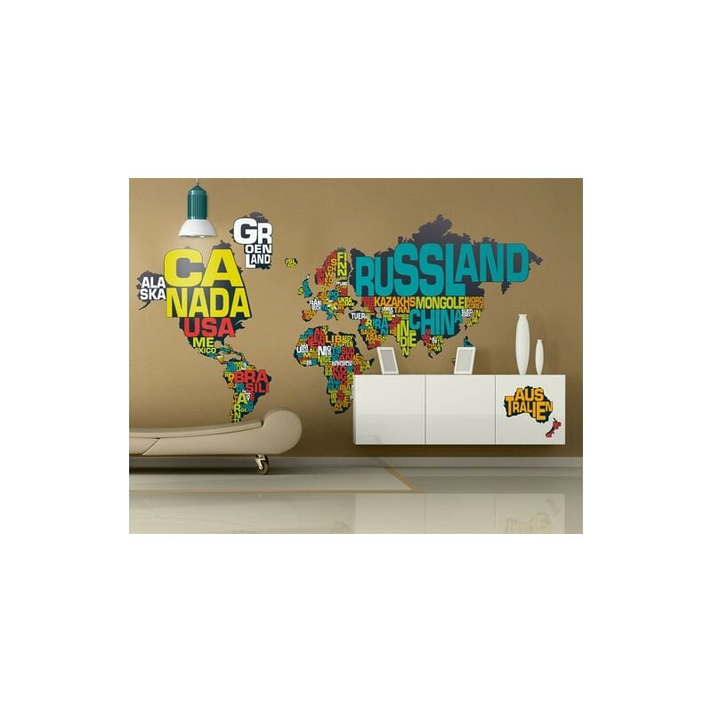 

Bilderwelten - Tatuaje de pared - no.MW63 World Of Letters Dimensión LxA: 40cm x 97cm