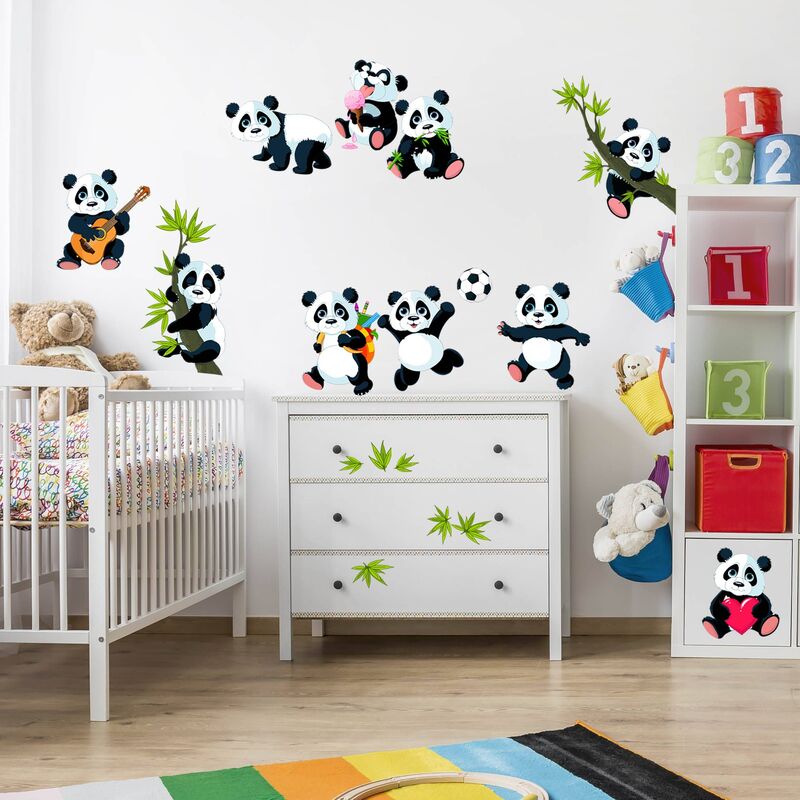 

Bilderwelten - Tatuaje de pared - Panda Bear Mega Set Dimensión LxA: 60cm x 90cm