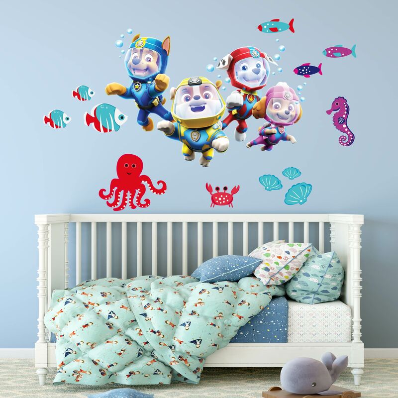 

Bilderwelten - Tatuaje de pared - Paw Patrol - Underwater Dimensión LxA: 75cm x 100cm