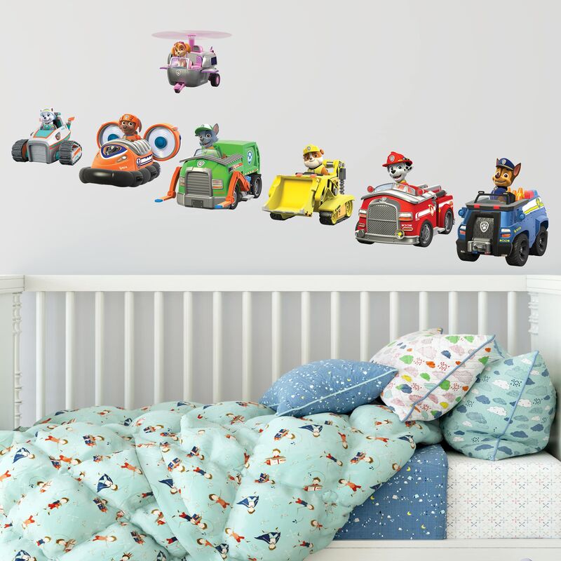 

Tatuaje de pared - Paw Patrol - Vehicles In Use Dimensión LxA: 40cm x 60cm