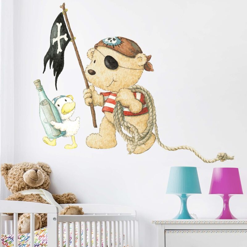 

Bilderwelten - Tatuaje de pared - Pitzelpatz And Schnaddeldatz On A Treasure Hunt Dimensión LxA: 60cm x 75cm