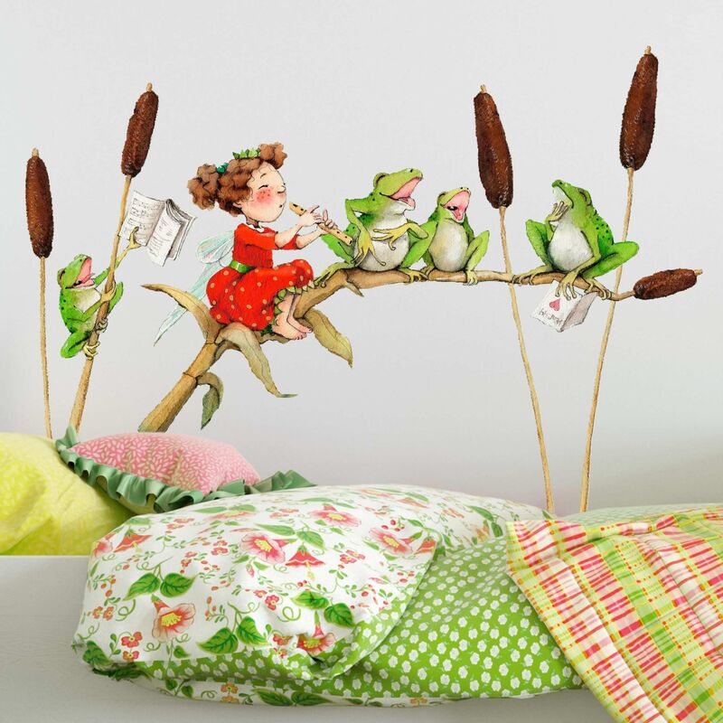 

Bilderwelten - Tatuaje de pared - The Strawberry Fairy - Concert With Frogs Dimensión LxA: 50cm x 150cm