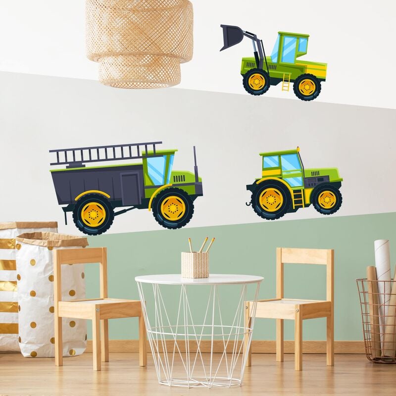 

Bilderwelten - Tatuaje de pared - Tractor And Co Dimensión LxA: 130cm x 173cm