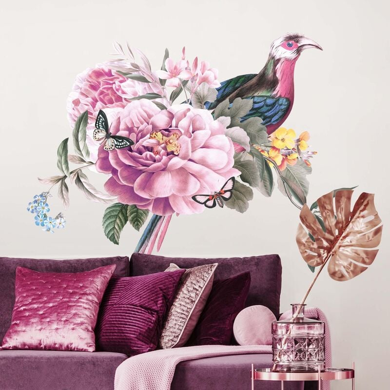 

Bilderwelten - Tatuaje de pared - Vintage Illustration Bird Of Paradise XXL Dimensión LxA: 160cm x 120cm