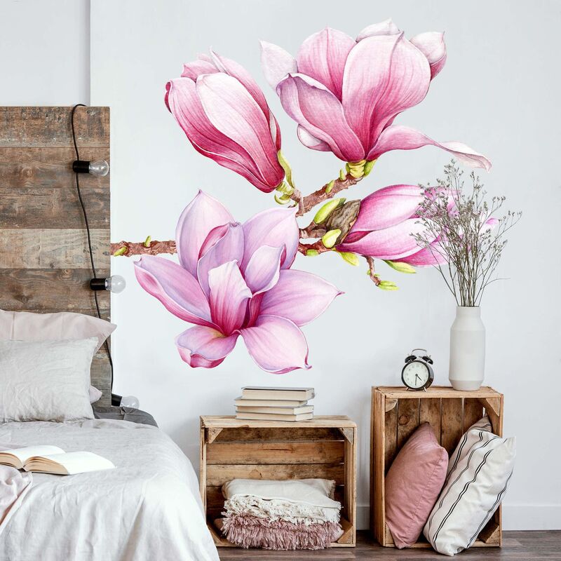 

Bilderwelten - Tatuaje de pared - Watercolor Magnolia Set XXL Dimensión LxA: 140cm x 120cm