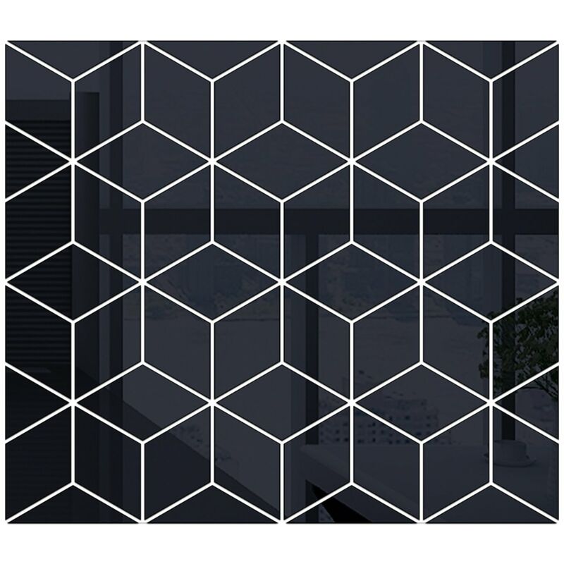 

Calcomanias de pared Etiqueta de la pared Diamante Espejo cubico Diseno reflectante DIY Familia Arte de la pared Etiqueta Decoracion