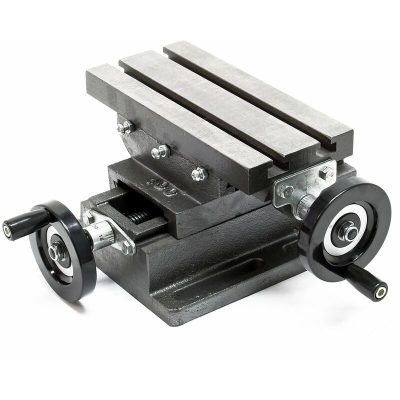 Tau à croix 2 axes table de fraisage surface de perçage 220x100mm établi outil