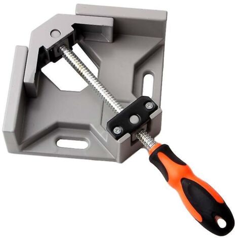 tau D'angle, Etau D'angle 90en Alliage D'aluminium, Pince  Angle Droit Outil De Serrage Avec Double Poigne, Porte-tau Avec Mchoire Pivotante Rglab
