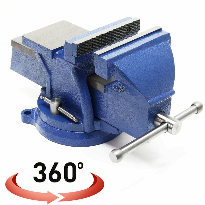 Tau heavy duty mâchoire de serrage 150 mm 360 degrés avec enclume 152,4 mm atelier