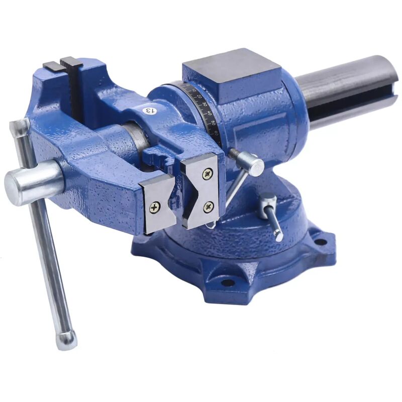 Gojoy - tau parallèle rotatif à 360 °, étau de table à enclume d'établi de 100 mm, étau d'établi polyvalent pour le serrage des équipements de