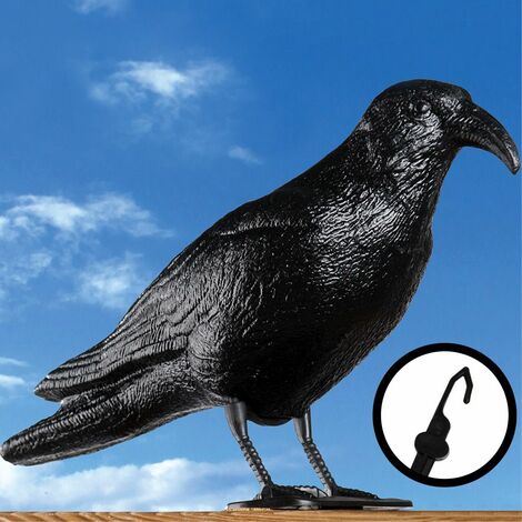 Taubenschreck Taubenabwehr Vogelschreck Vogelabwehr Vogel Krähe Rabe Taube Haken 1x mit Haken