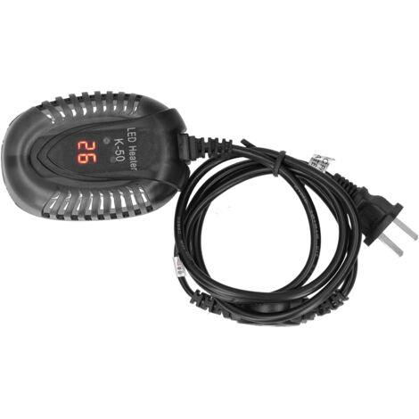 Tauchheizer für Aquarien mit externem LED-Thermostat, Quarzstab, 50 W, 220–240 V, chinesischer Stecker