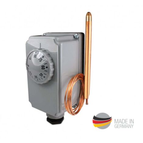 Tauchthermostat mit Fernfühler 0-90°C