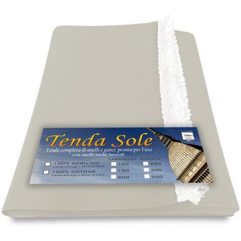 TAUD DE SOLEIL EXTÉRIEUR Jardin BALCON United Emballé CRÈME 2 MÈTRES DE LARGE Cm. 200 x 250