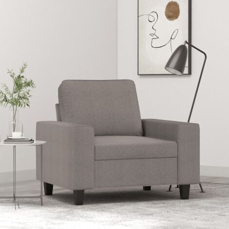 Taupe Sessel 60 cm Stoff