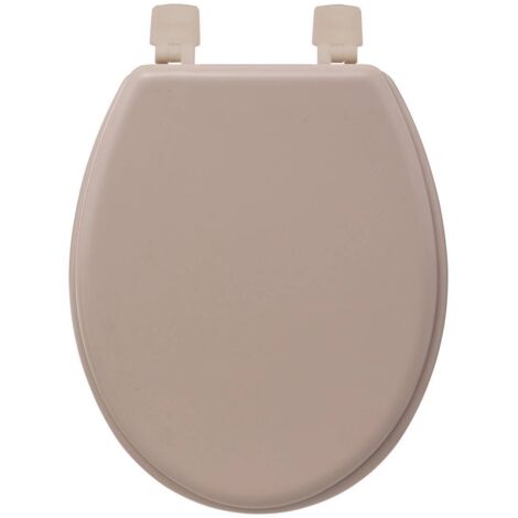 Taupefarbener wc-sitz aus holz - 5five