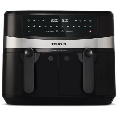 Taurus Air Fry Digital Duo Friggitrice Nera 4,5L